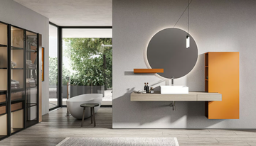 BOX 50 - Rectangular countertop washbasin by Edoné by Agorà - view 3
